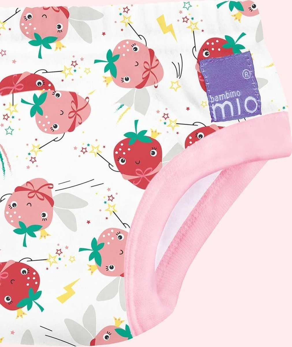 Oefenbroekje - Super Strawberry 3+ Jaar | Bambino Mio | Potjestraining | Zindelijkheidstraining - Afbeelding 4