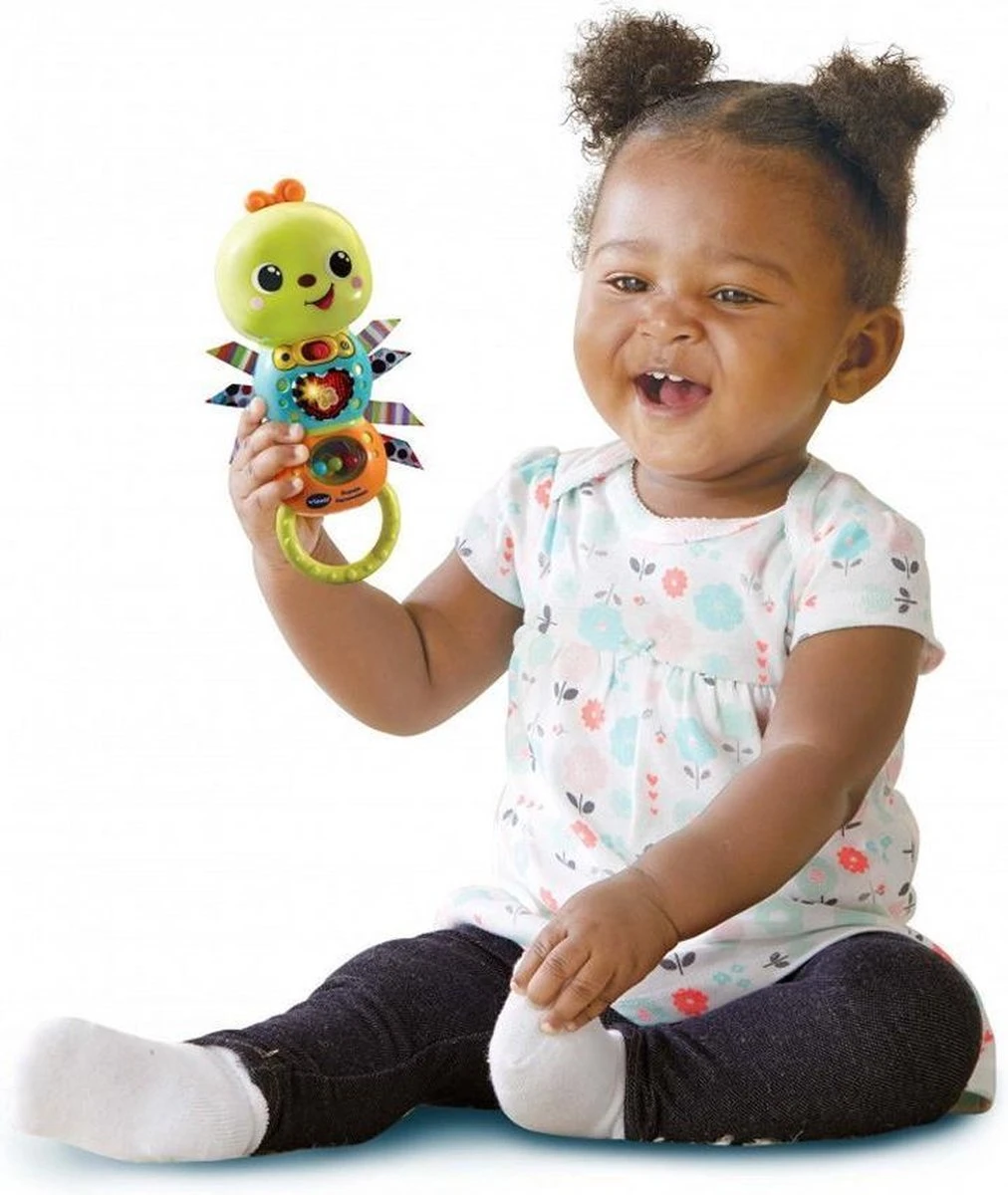 VTech Baby Rupsje Rammelaar - Educatief Babyspeelgoed - 3 Tot 36 Maanden - Afbeelding 2