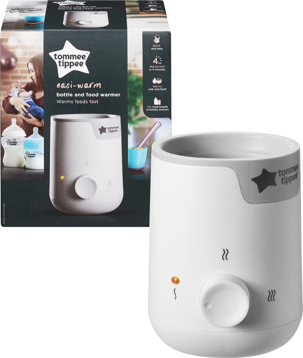 Tommee Tippee Easi Warm - Elektrische Flessen - En Voedselverwarmer - Automatische Timer - Draaiknop - Wit - Afbeelding 2