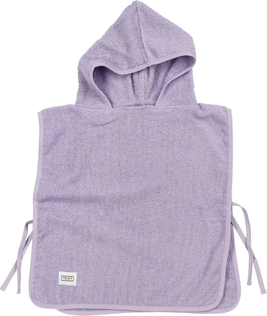 Meyco Badponcho Basic Badstof - 1-3 Jaar - Lichtroze - Afbeelding 8