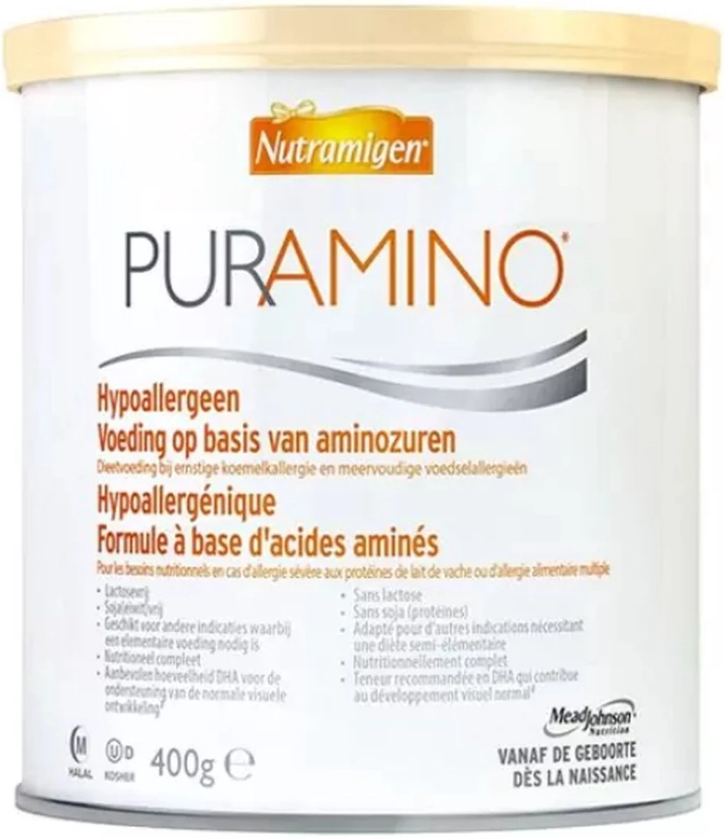 Nutramigen Puramino - Zuigelingenvoeding Op Basis Van Aminozuren - Dieetvoeding - 400 Gram - Afbeelding 3