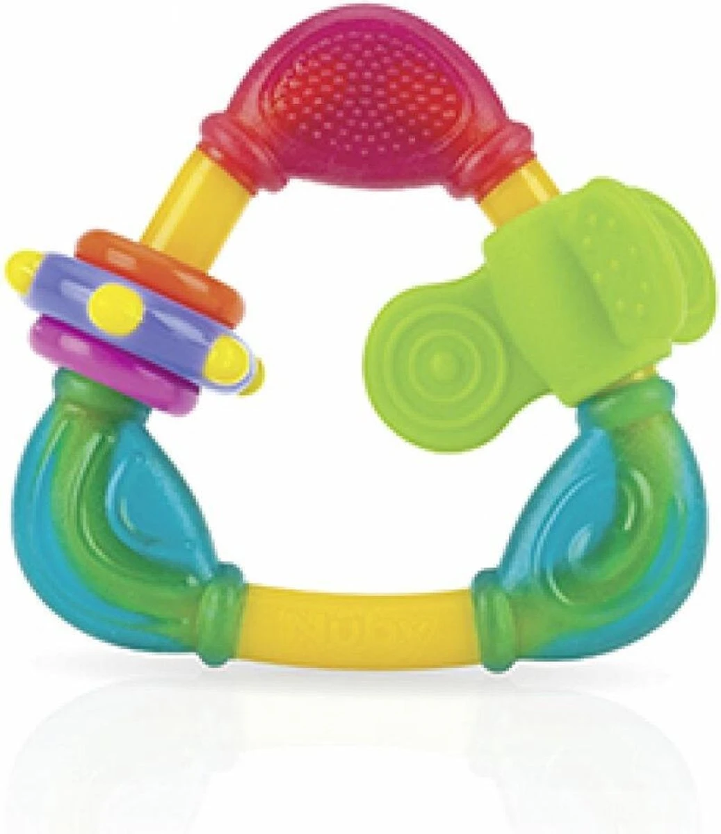 Nuby - Bijtspeelgoed - Bijtdriehoek - 3m+ - Afbeelding 3