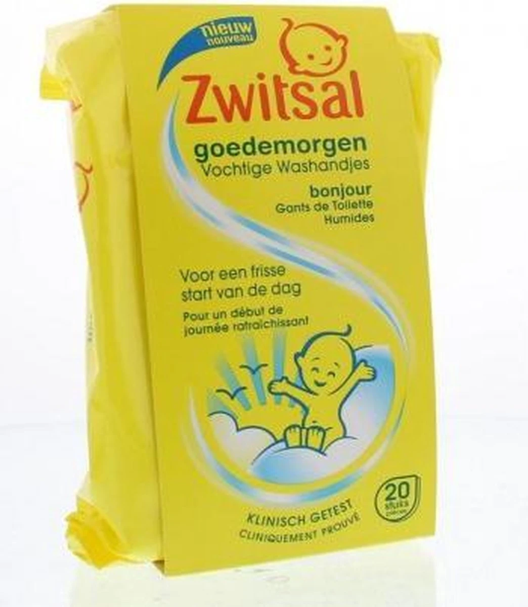 Zwitsal Goedemorgen Baby Vochtige Washandjes - 20 Stuks - Afbeelding 12