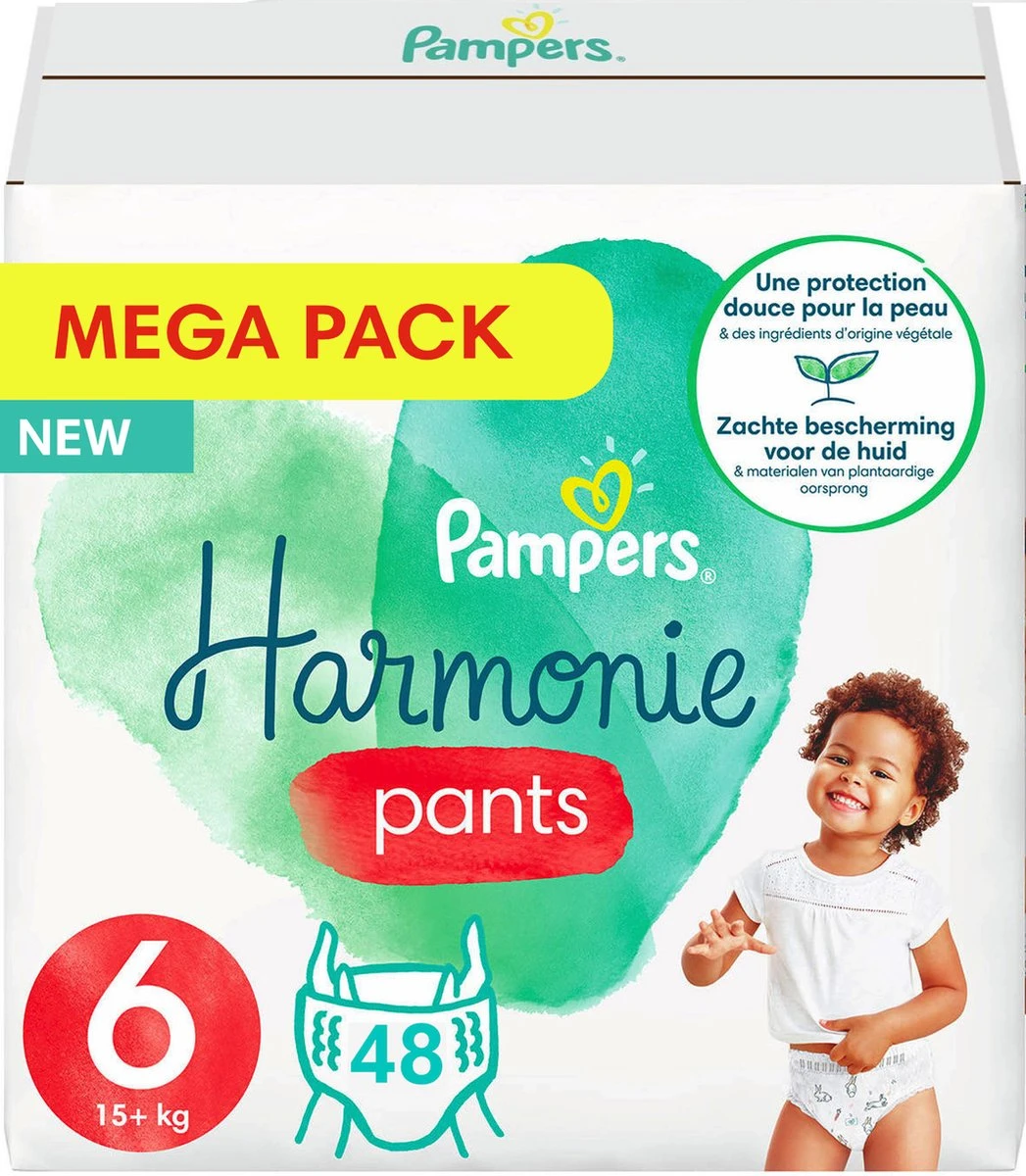 Pampers® Pampers - Harmonie Pants - Maat 6 - Mega Pack - 48 Luierbroekjes