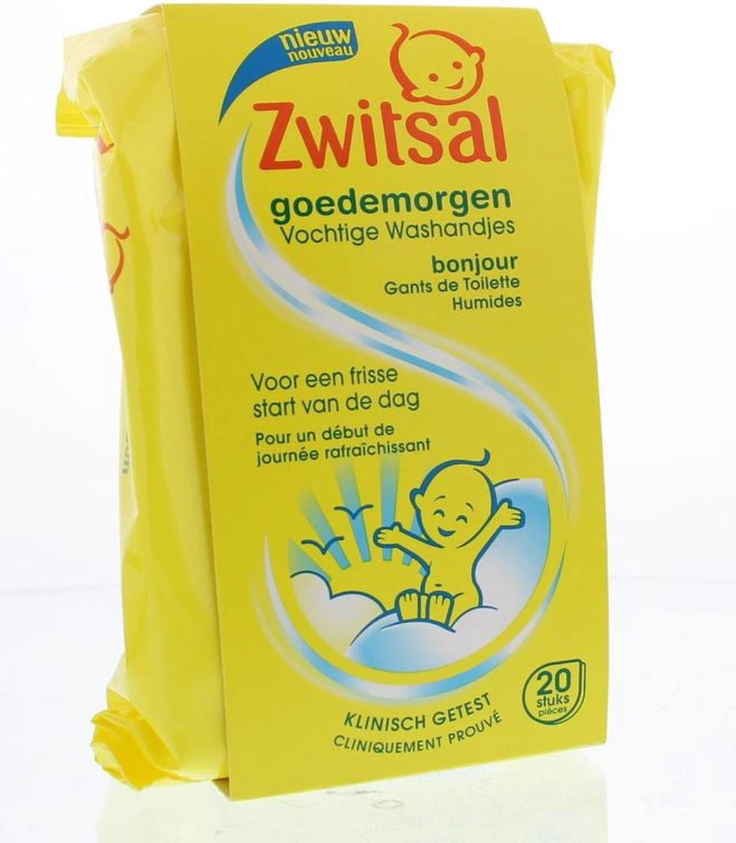 Zwitsal Goedemorgen Baby Vochtige Washandjes - 20 Stuks - Afbeelding 11