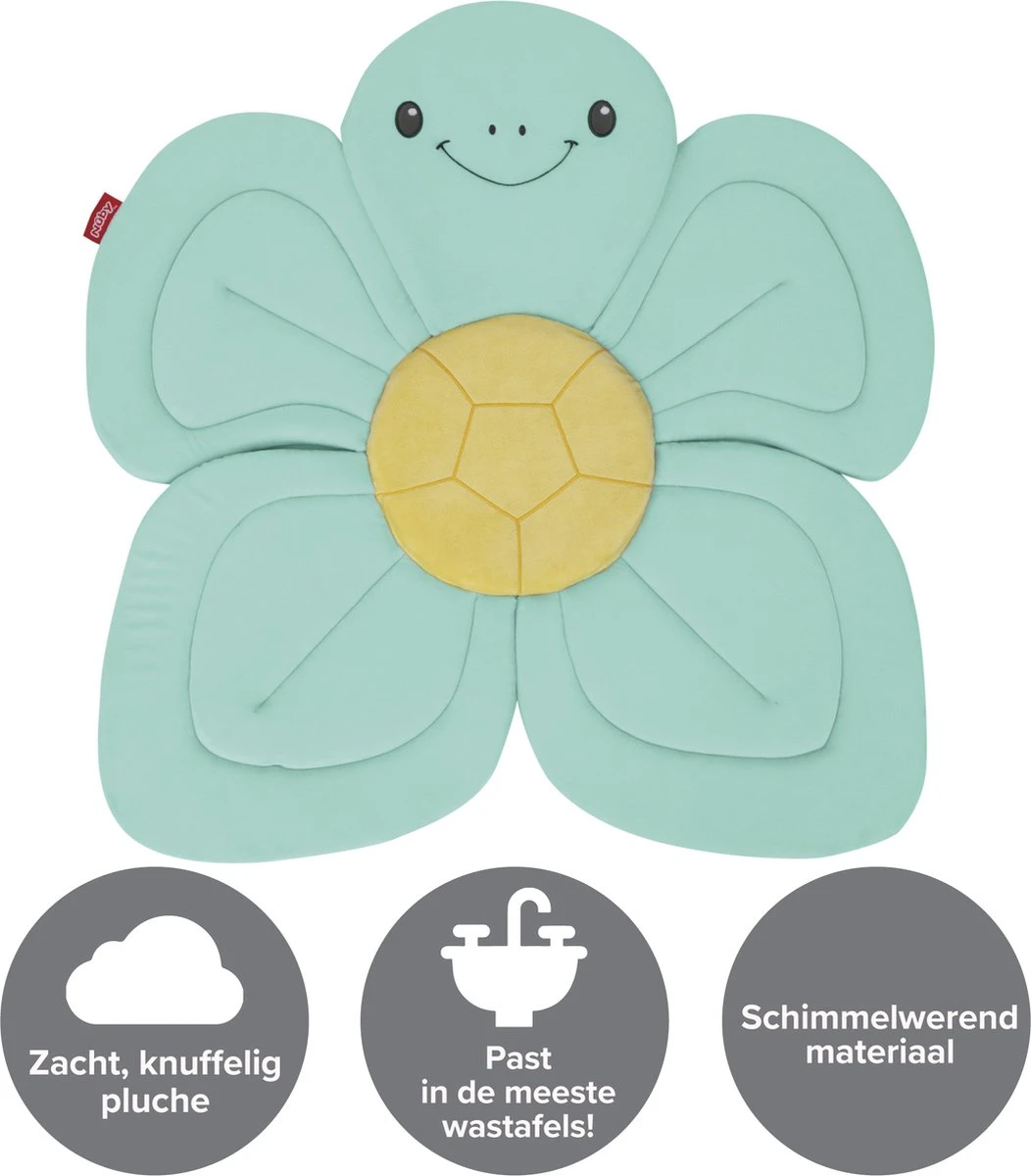 Nûby - Badschildpad - Badkussen - 0m+ - Blauw - Afbeelding 3