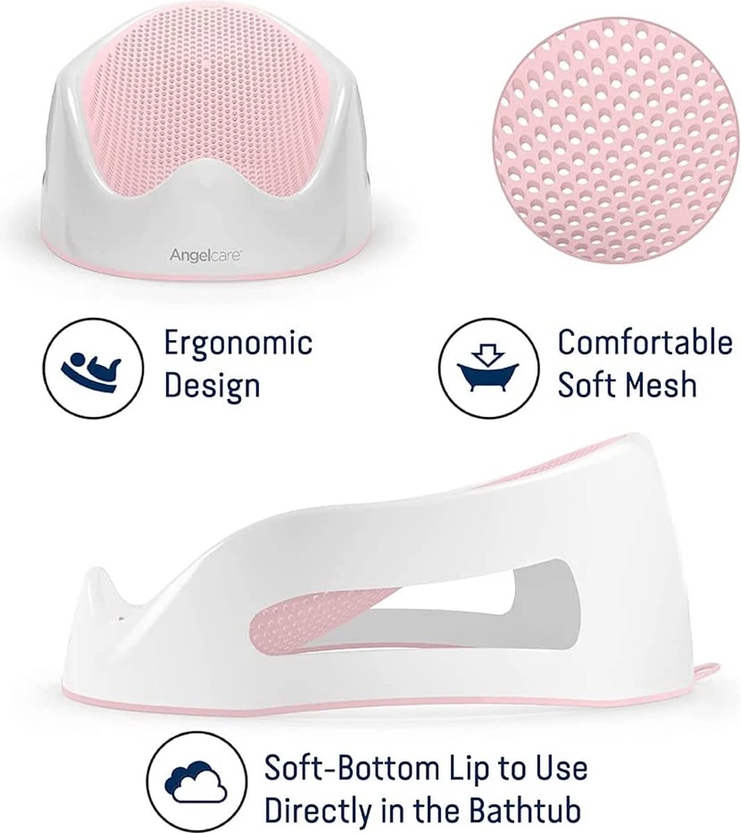 Angelcare - Badsteun - Babybadjes - Grijs - Afbeelding 2