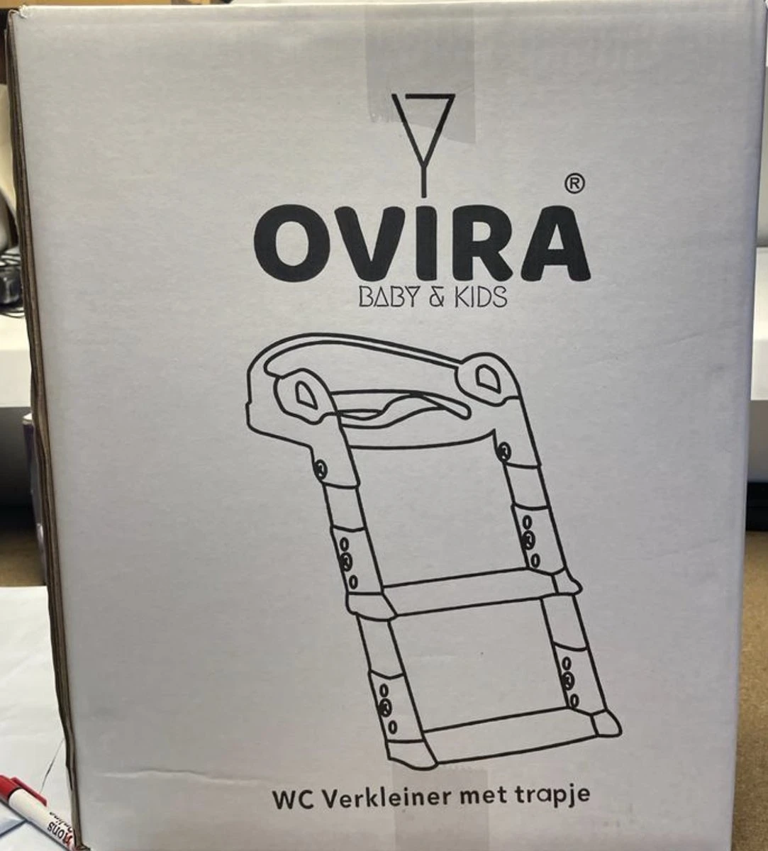 WC Verkleiner Met Trapje - Inclusief Handvaten - Opvouwbaar - 2 Tot 7 Jaar - Roze - Paars - Afbeelding 5