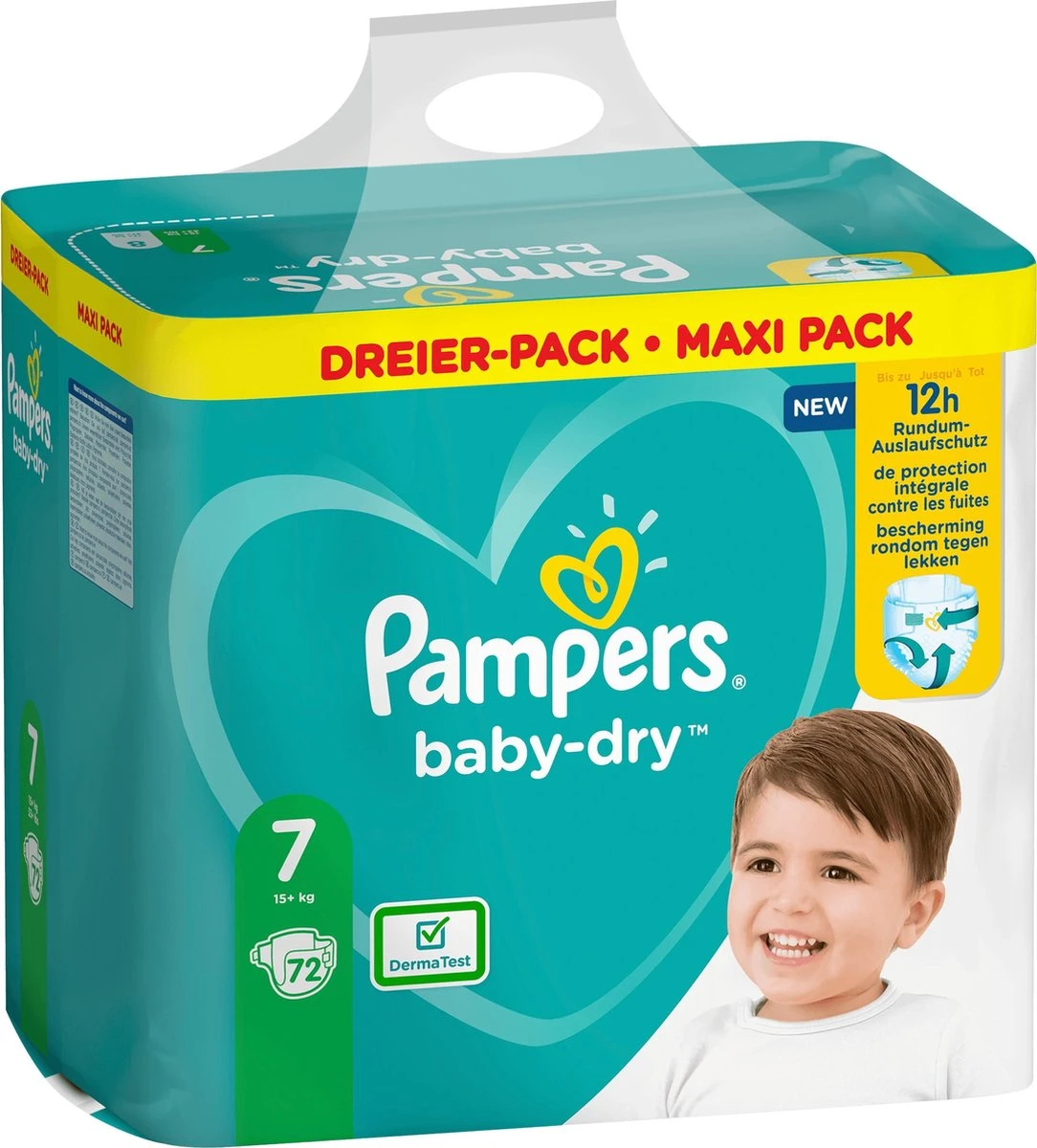 Pampers® Pampers - Baby Dry - Maat 7 - Mega Pack - 72 Luiers - Afbeelding 3