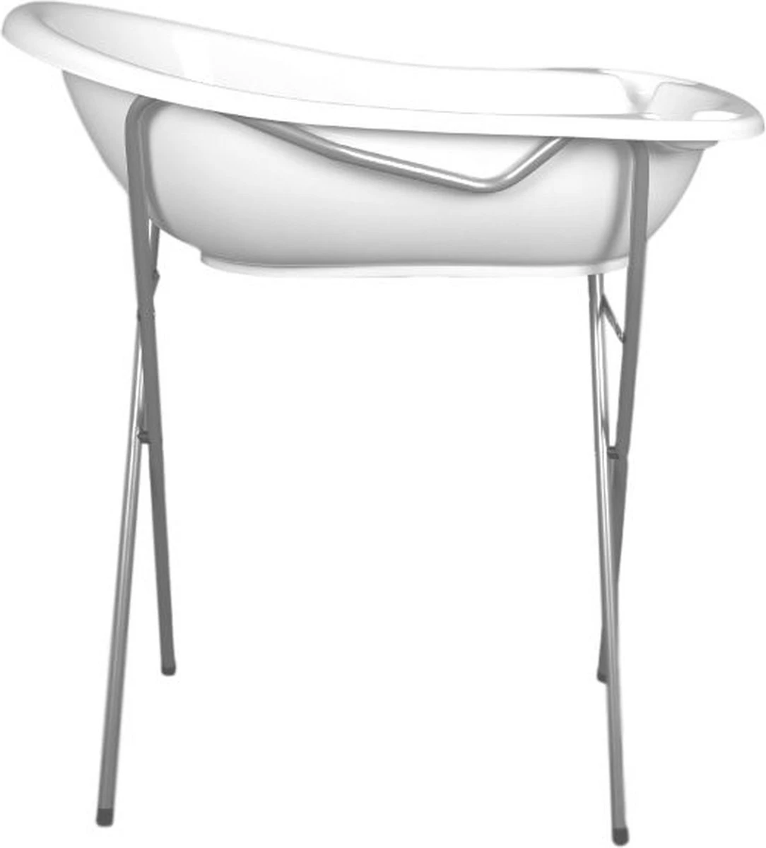 MamaLoes Babybadje - Wit - 86x38 Cm - Inclusief Stop - Afbeelding 2