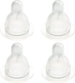 Difrax Flessenspeen Natural - Maat Small - 4 Stuks