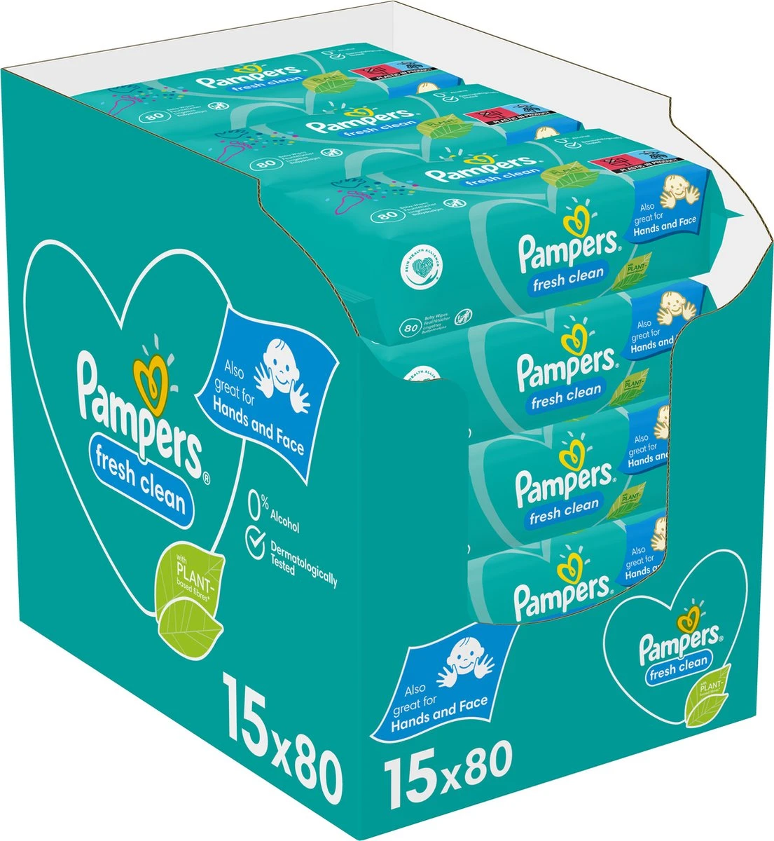 Pampers® Pampers Fresh Clean Billendoekjes - 1200 Doekjes