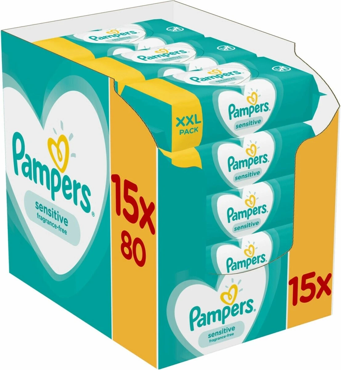 Pampers® Pampers Sensitive Billendoekjes - 1200 Doekjes - Afbeelding 13