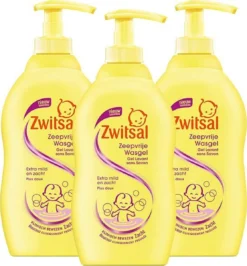 Zwitsal Baby - Zeepvrije Wasgel - 3 X 400ml - Voordeelverpakking