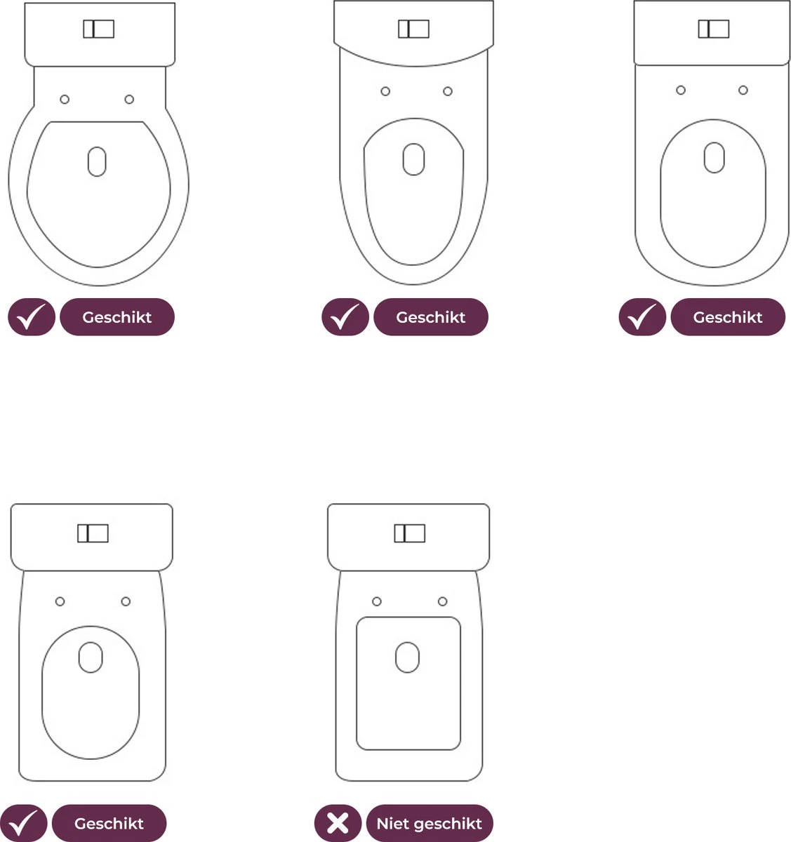 WC Verkleiner Met Trapje - Inclusief Handvaten - Opvouwbaar - 2 Tot 7 Jaar - Roze - Paars - Afbeelding 7