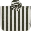 Jollein Badponcho Stripe Terry - Leaf Green - GOTS