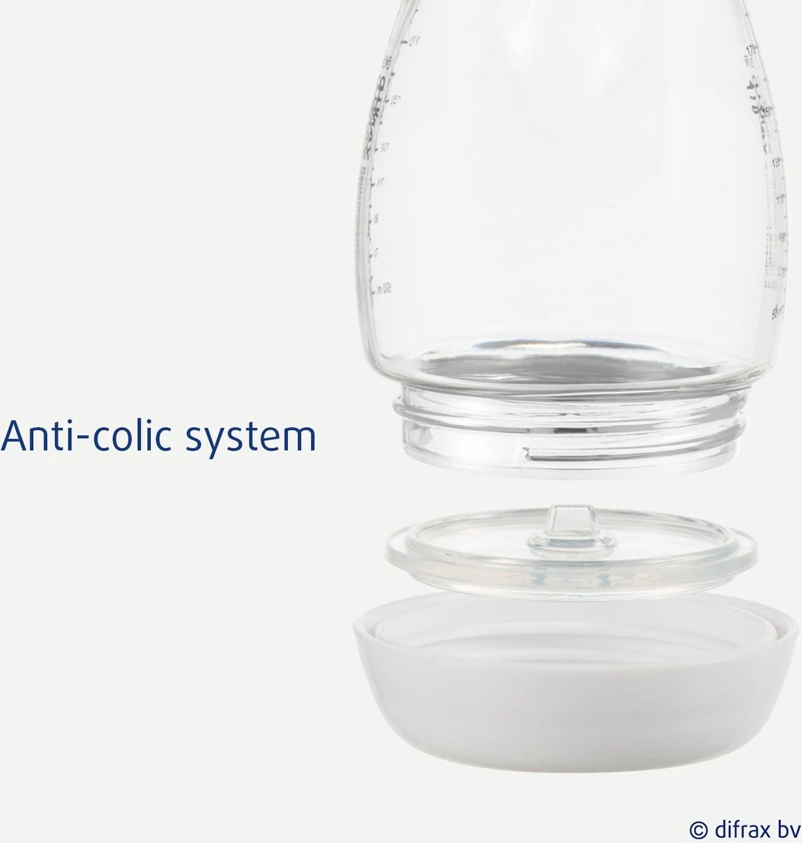 Difrax Handgreep Babyfles 240 Ml Natural - Anti-Colic - Raspberry/|Roze - Afbeelding 4