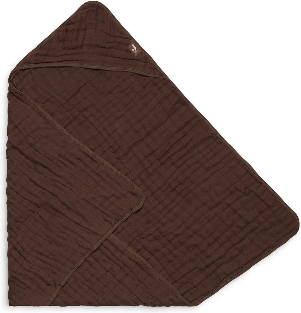 Jollein Badcape Wrinkled 75x75cm - Nougat - Afbeelding 11