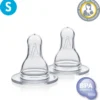 Medela Losse Spenen Slow Flow - Speen Past Onder Ringdeksel Van Medela - Medela Speen - 2 Stuks - Maat S
