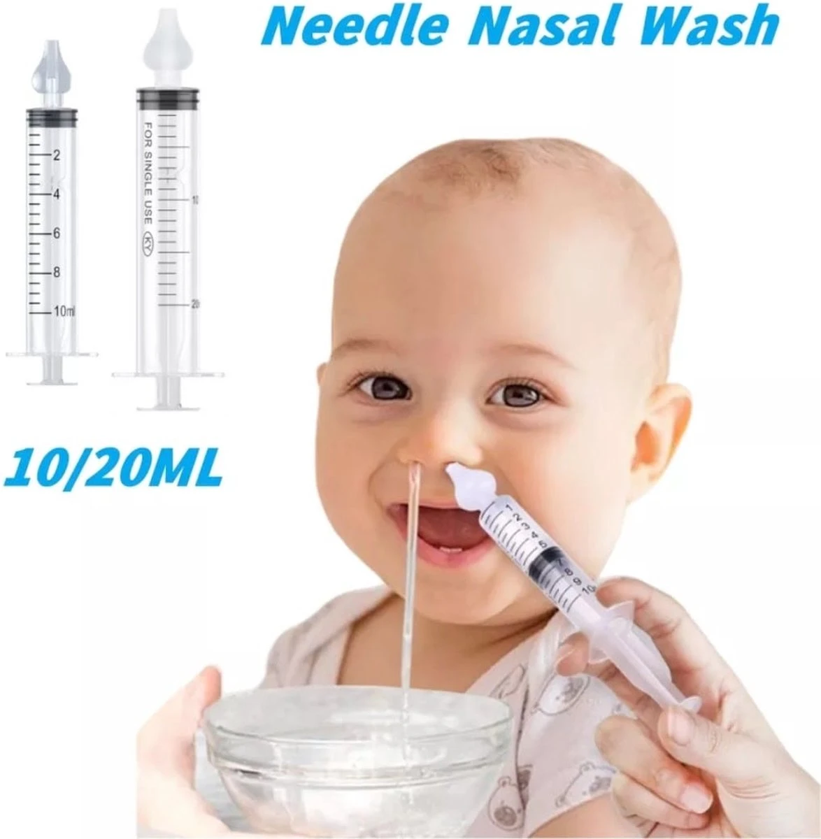 BabyBreathe - Vlot Ademen Voor Baby’s - Spuitje Om Snot En Slijm Weg Te Krijgen - Gebruiksvriendelijke Variant Voor Neuspeer. - Afbeelding 4