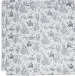 Jollein Hydrofiele Doek 70x70cm Pimpelmees Forest Animals - 2 Stuks