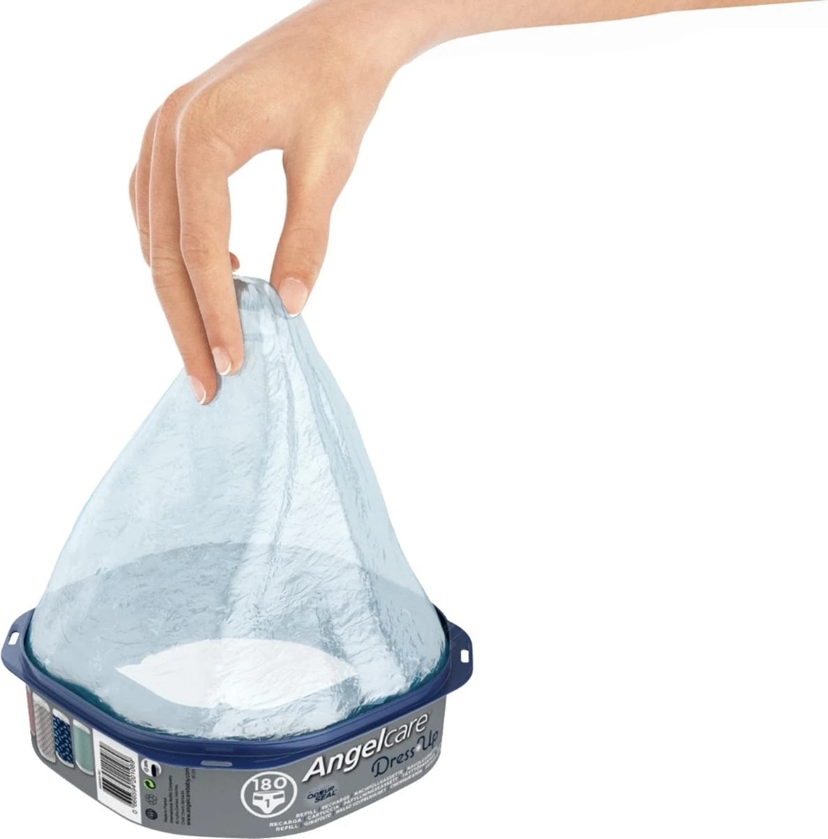 Angelcare DressUp Navulverpakking Luieremmer - 1 ROL - Afbeelding 10
