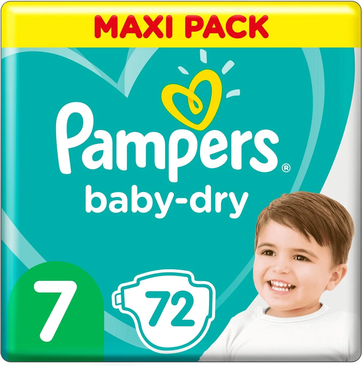 Pampers® Pampers - Baby Dry - Maat 7 - Mega Pack - 72 Luiers - Afbeelding 4