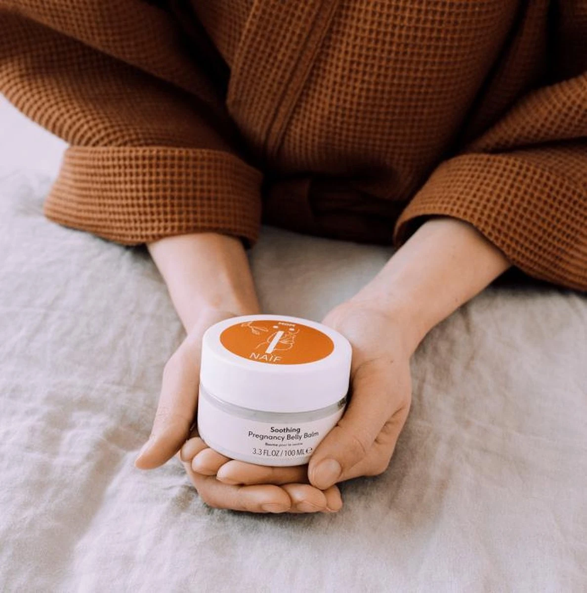 Naïf Kalmerende Zwangerschapsbalm - 100ml - Zwangerschap - Met Natuurlijke Ingrediënten - Afbeelding 4