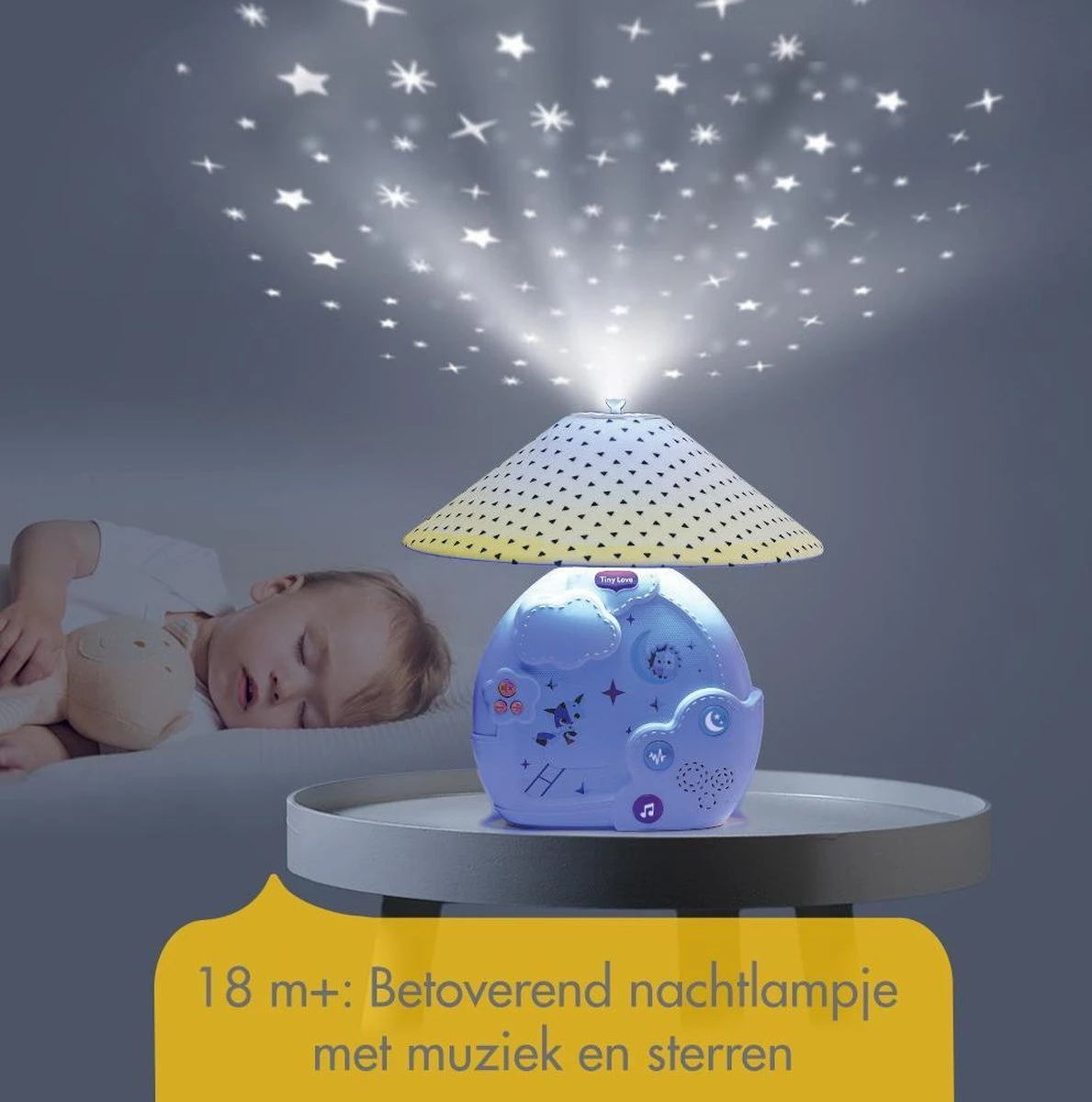 Tiny Love Magical Night 3-in-1 Muziekmobiel Met Projector - Magical Tales - Zwart/Wit - Afbeelding 6