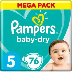 Pampers® Pampers Baby-Dry Luiers - Maat 5 (11-16kg) - 76 Stuks - Voordeelverpakking