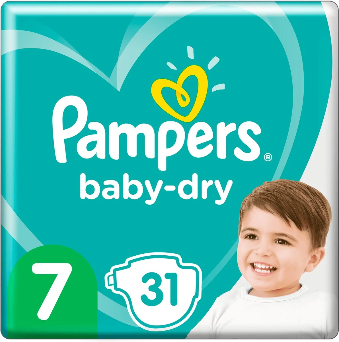 Pampers® Pampers Baby-Dry Maat 7 (15kg+) - 31 Luiers - Afbeelding 6