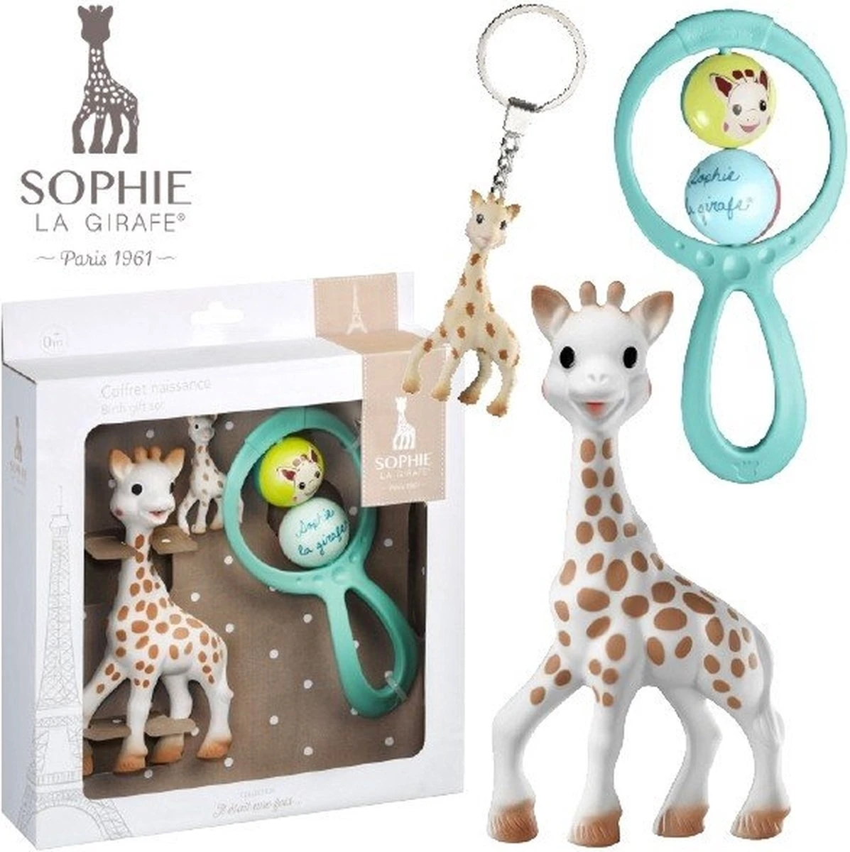 Sophie De Giraf - Cadeauset - Geboorte Geschenkset - Afbeelding 2