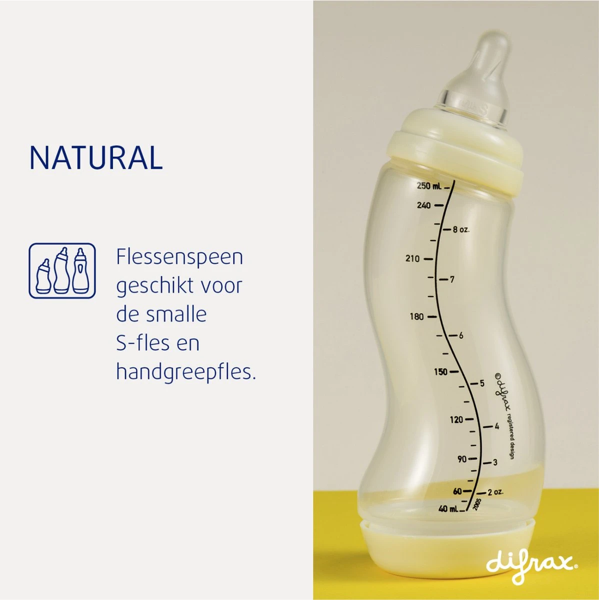 Difrax 1-2-3 Doseerspeen Natural - 2st - Afbeelding 9