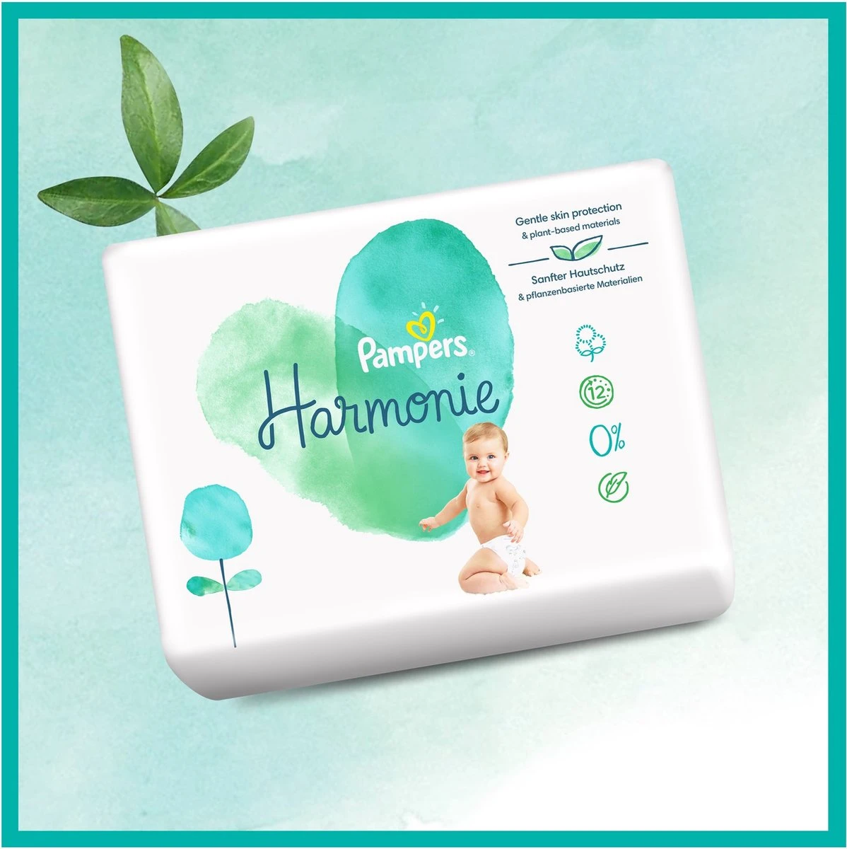 Pampers® Pampers - Harmonie / Pure - Maat 1 - Mega Maandbox - 210 Luiers - Afbeelding 7