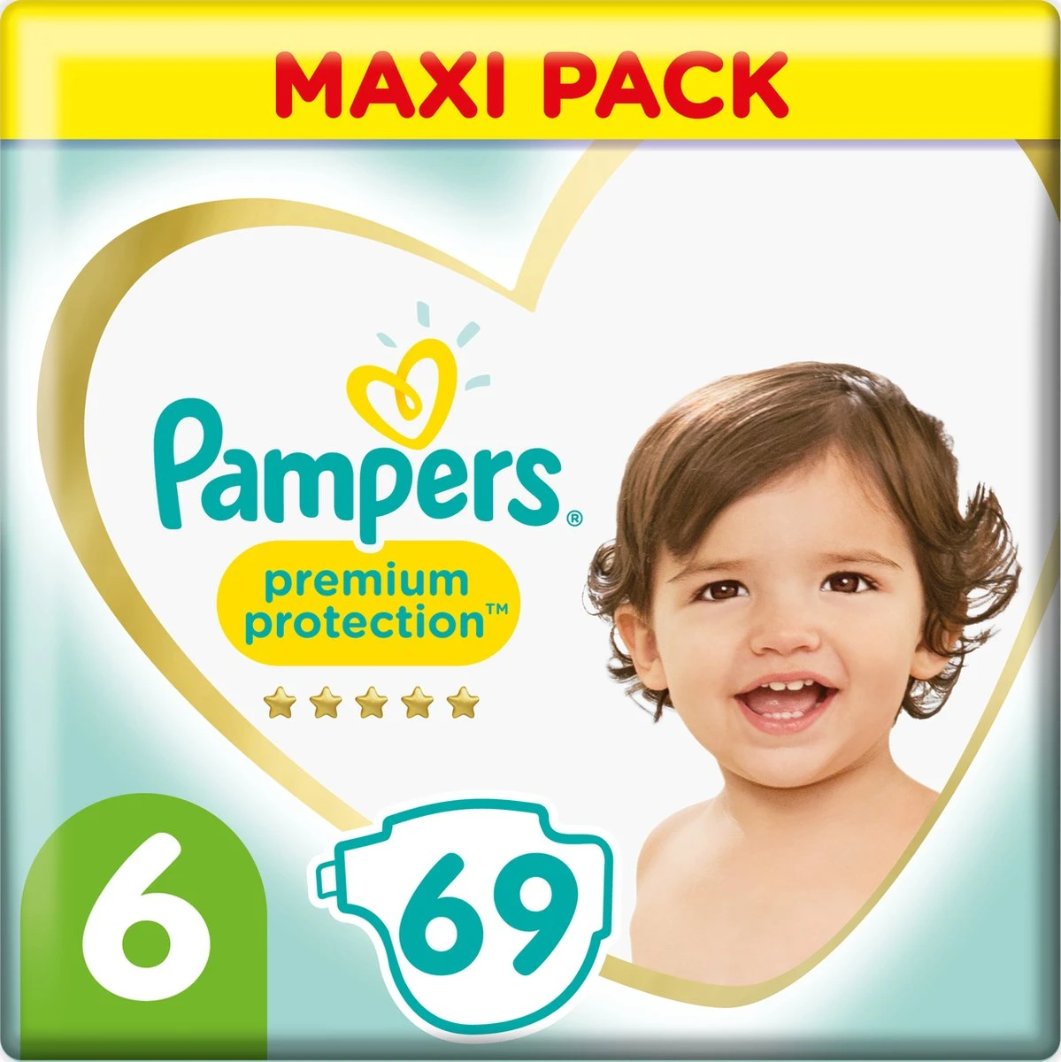 Pampers® Pampers - Premium Protection - Maat 6 - Mega Pack - 69 Luiers