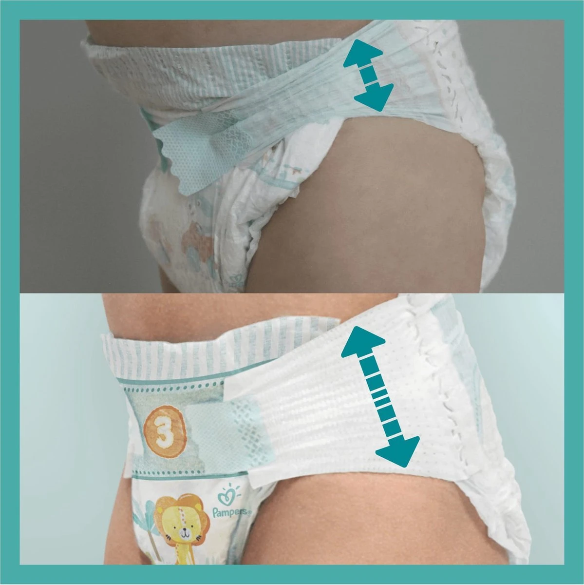 Pampers® Pampers Baby-Dry Luiers - Maat 4+ (10-15 Kg) - 152 Stuks - Multi-Pack - Afbeelding 11