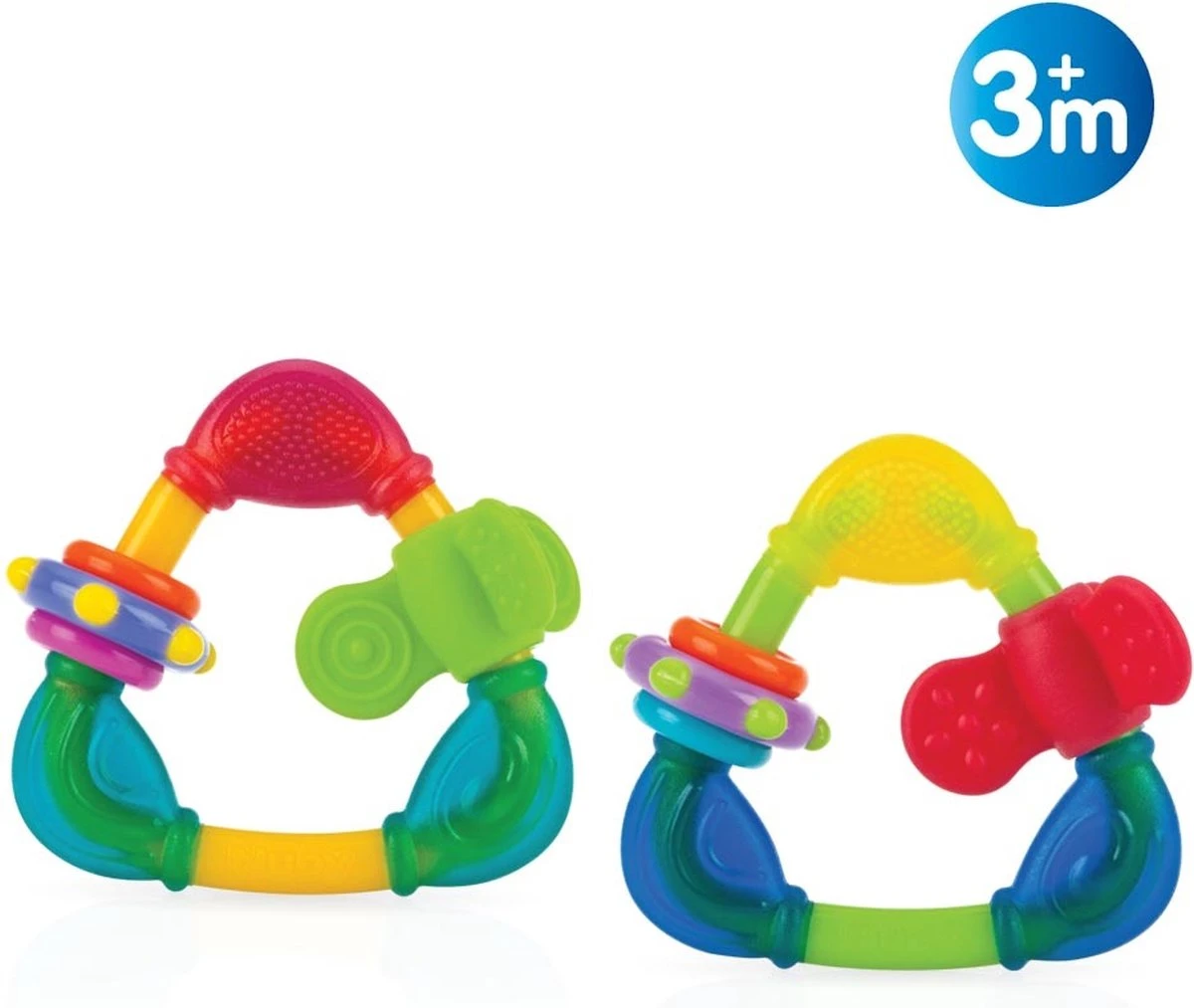 Nuby - Bijtspeelgoed - Bijtdriehoek - 3m+ - Afbeelding 4