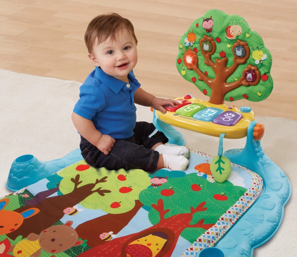 VTech Baby Dierenvriendjes Speelmat - Babygym - Interactief Speelgoed - 6 Tot 36 Maanden - Afbeelding 3