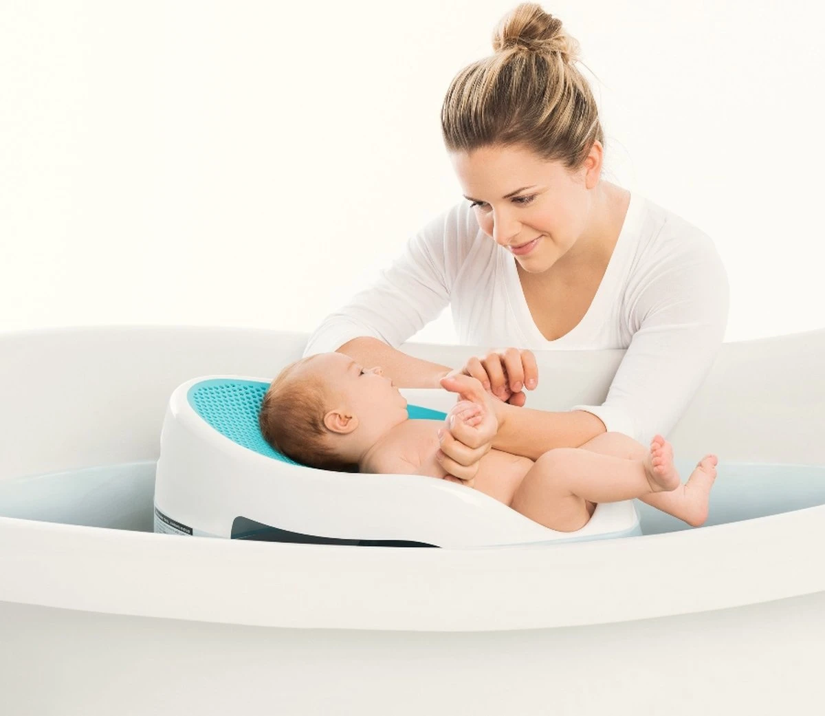 Angelcare Baby Badzitje - Zachte Zitting - Blauw - Afbeelding 7