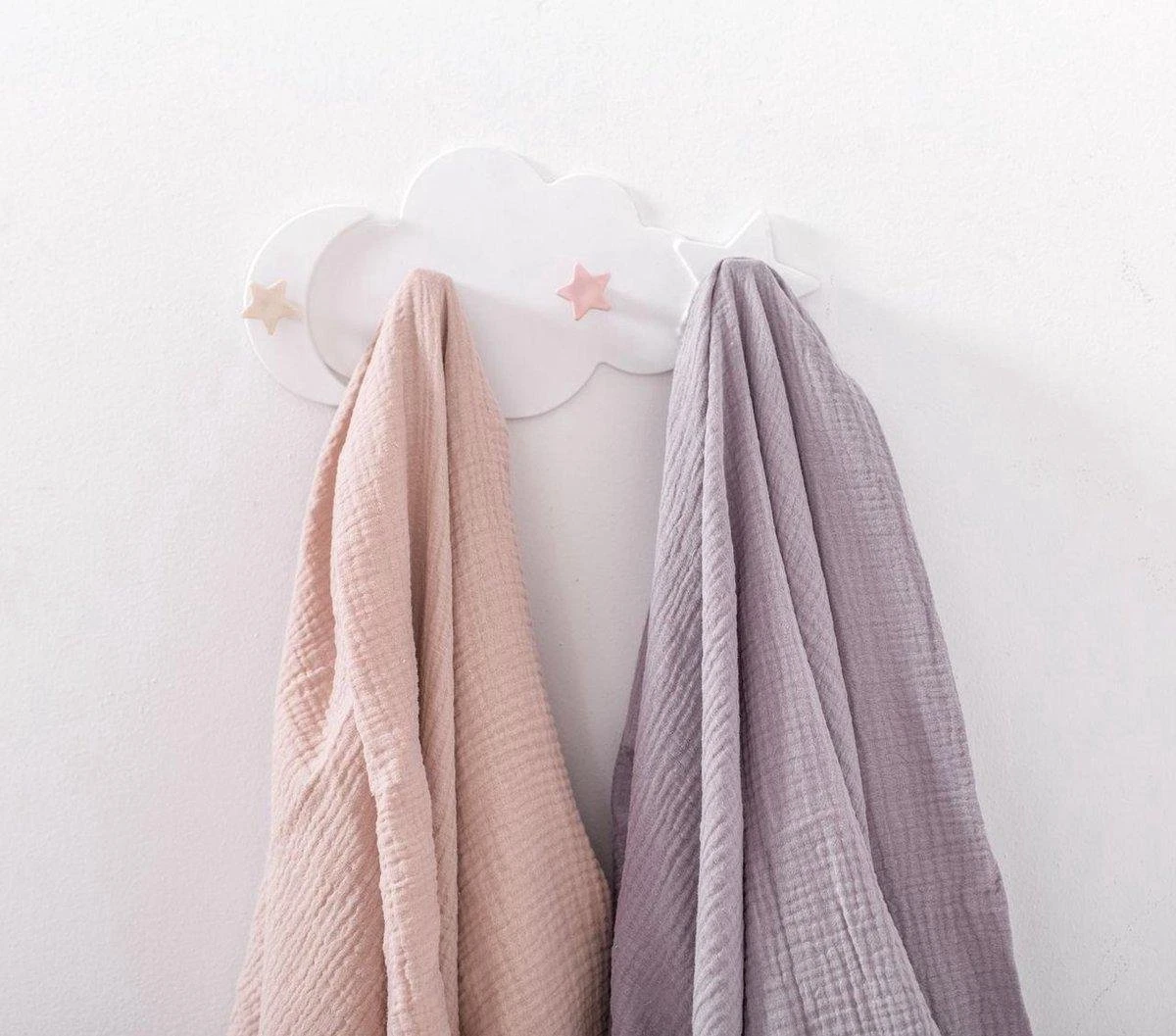 Hydrofiele Doek XL 120x120cm Zand - Luxueuze Kwaliteit - 100% Zacht Katoen - Hydrofiele Luiers - Swaddle - Inbakerdoek - Wikkeldeken- Omslagdoek Baby - Bad - Afbeelding 2