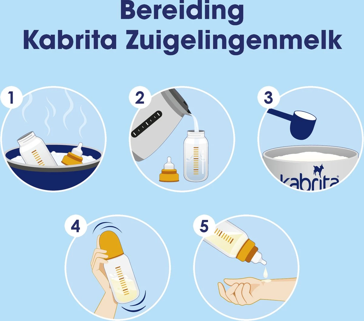 Kabrita 1 Zuigelingenmelk - Zuigelingenvoeding 0-6 Maanden - 800g - Afbeelding 4