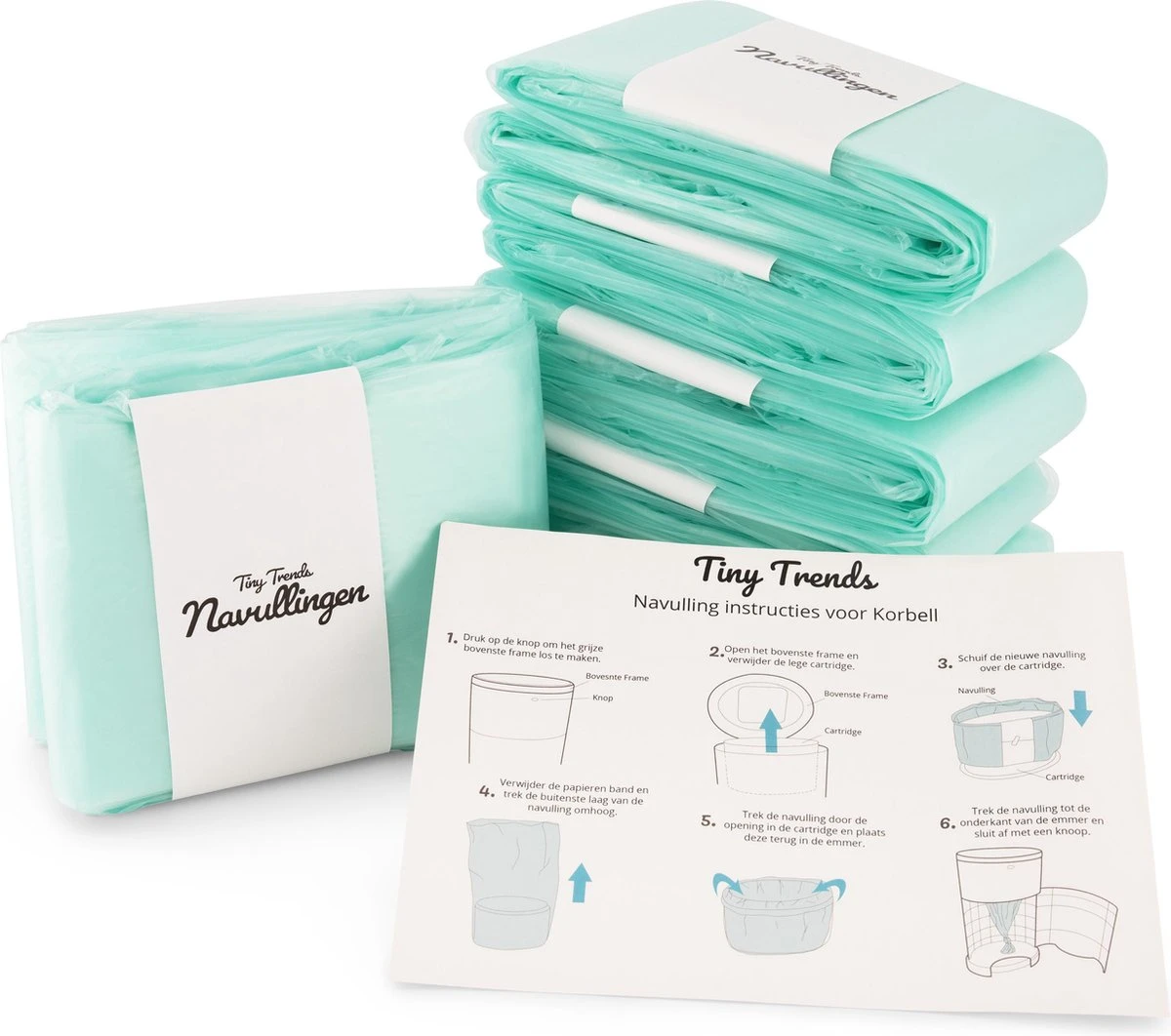 Luieremmer Navulling Geschikt Voor Korbell - 15/16 Liter - 6 Stuks Korbell Navulling - Afbeelding 5