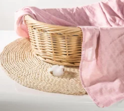 Hydrofiele Doek XL 120x120cm Poederroze - Hydrofiel Luier - Ultra Zacht Bamboe - Swaddle - Inbakerdoek - Wikkeldeken - Omslagdoek Baby - Bad