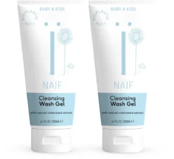 Naïf Reinigende Wasgel - Baby En Kids - 2 X 200ml - Met Natuurlijke Ingrediënten