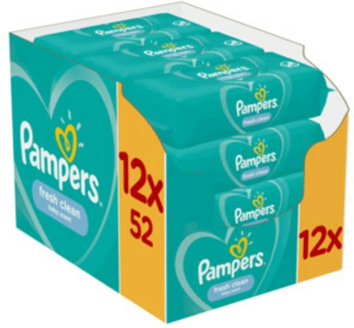 Pampers® Pampers Fresh Clean Billendoekjes - 12 X 52 Doekjes - Afbeelding 12