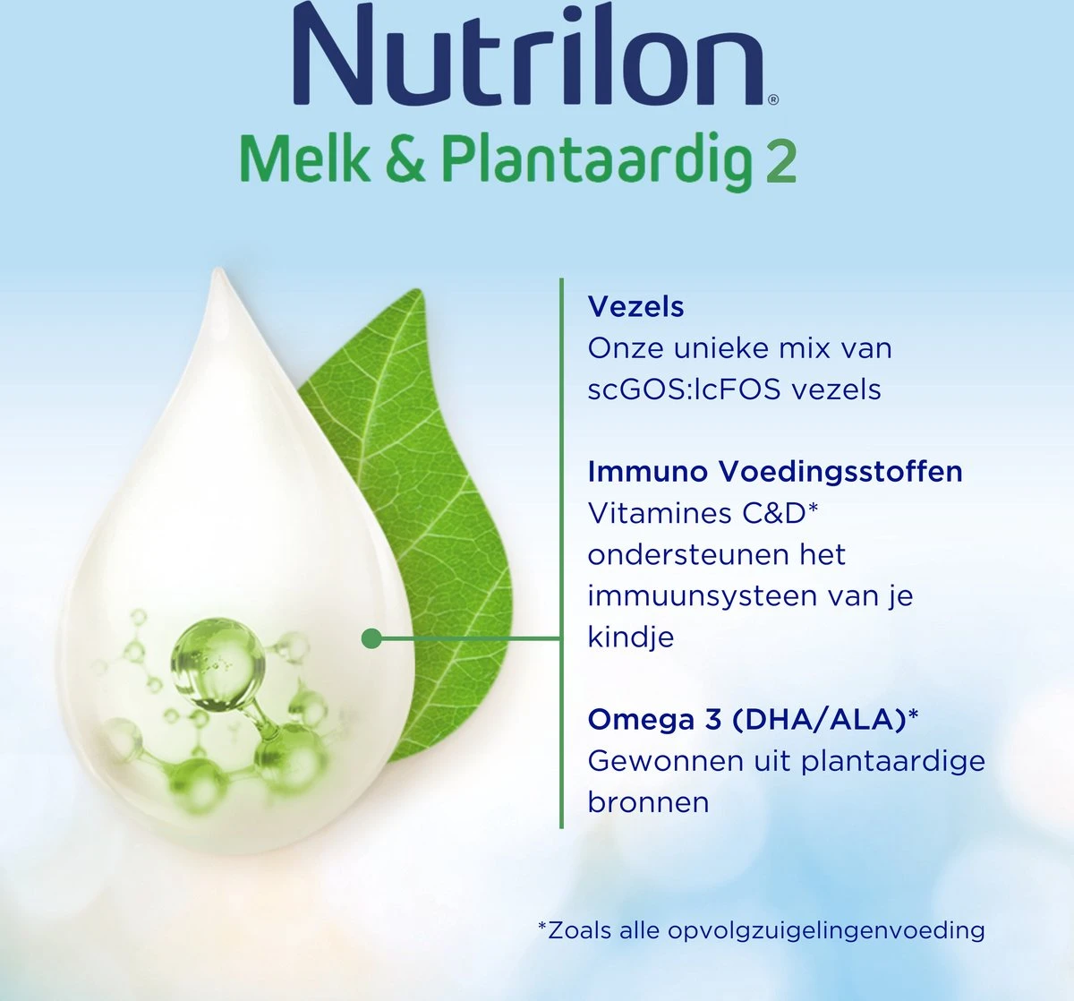 Nutrilon Melk & Plantaardig 2 - Opvolgzuigelingenvoeding 6-12 Maanden - 800 Gram - Afbeelding 4