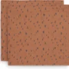 Jollein Hydrofiel Multidoek Spot 115x115cm - Caramel - 2 Stuks