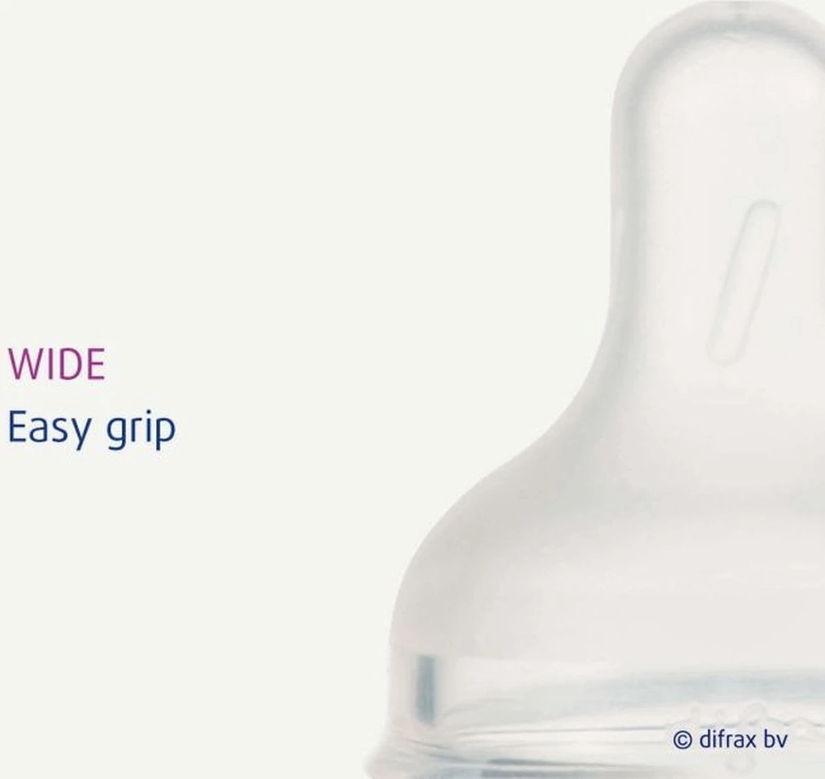 Difrax Flessenspeen Papspeen Wide/Breed - Maat XL - 2 Stuks - Afbeelding 8