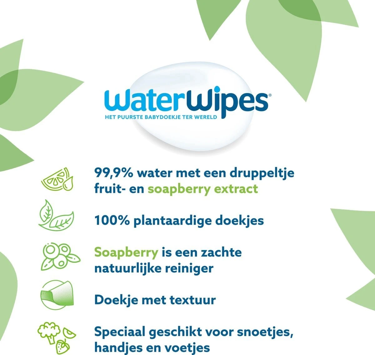 WaterWipes Snoetendoekjes 540 Doekjes - Afbeelding 7