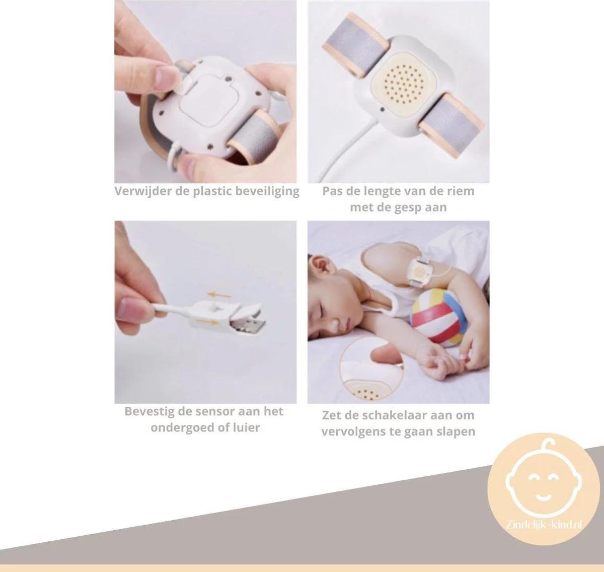 Merkloos Zindelijkheidstraining Kind - Plaswekker Voor Jongens/Meisjes - Inclusief Uniek Beloningssysteem En Batterij – Plaswekker Met Alarm En Led Licht - Beloningskaart - Tegen Bedplassen – Enuresis - Zindelijkheid - Afbeelding 4